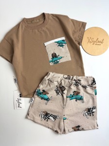 Komplet pieski w samolocie 