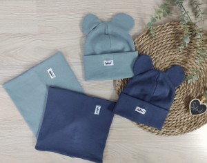 Czapka uszatka i komin