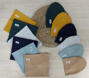 Czapka klasyczna prążek i komin