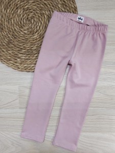 Legginsy klasyczne PUDROWY RÓŻ  
