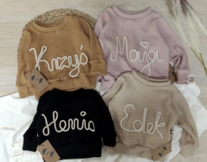 Sweterek KLASYCZNY personalizowany -kolory  