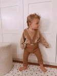 Legginsy z szelkami - prążek kolory
