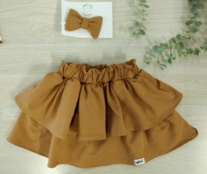 Spódniczka ADELA- karmelowa