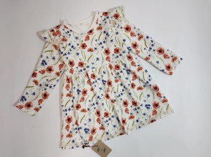 sukienka MOTYLEK - polne kwiaty  