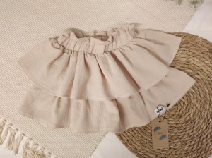 Spódniczka ADELA- muślinowa beż 