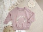 Bluza Rainbow - pudrowy róż 