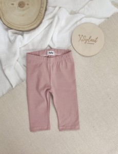 Legginsy klasyczne BRUDNY RÓŻ 