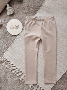 Legginsy klasyczne JASNY BEŻ 