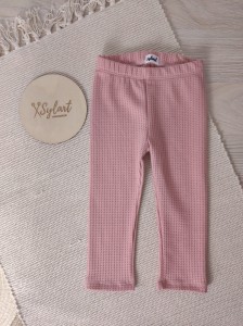 Legginsy klasyczne GOFER - brudny róż 