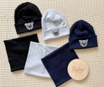 Czapka BEANIE KOTEK i komin 