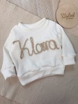 Sweterek KLASYCZNY personalizowany - ecru 