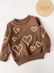 Bluza SERDUSZKA brązowa  