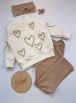 Bluza ecru SERDUSZKA beż