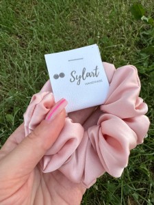 Scrunchie BRUDNY RÓŻ 